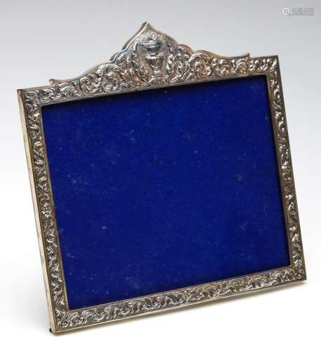 A Thai Sterling Silver Picture Frame (26cm x 25cm)