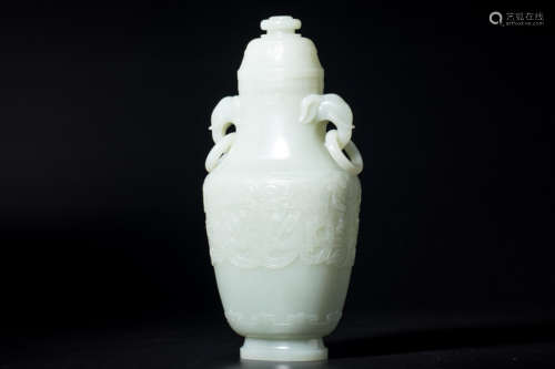 Chinese jade vase