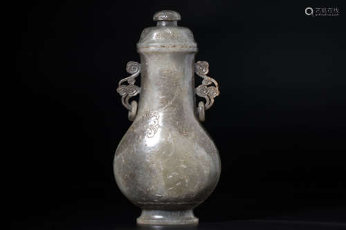 Chinese jade vase