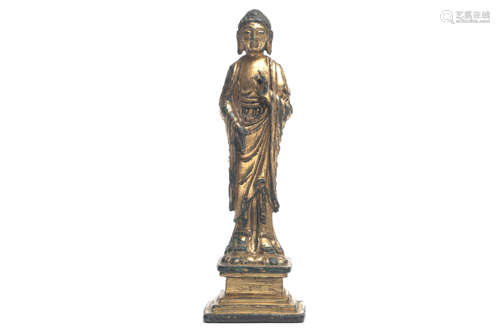 Chinese gilted bronze buddha statue