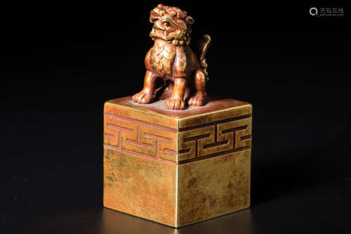 Chinese bronze seal