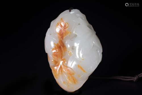 Chinese white jade carving