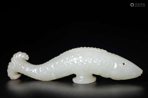 Chinese white jade fish