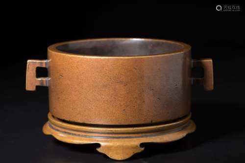 Chinese bronze incense burner