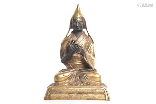 Chinese gilted bronze buddha statue