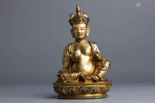 Chinese bronze gilded Buddha