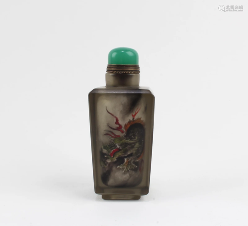 A Peking Glass Snuff Bottle