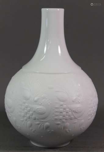 Vase, Rosenthal studio-line, Björn Wiinblad, Weißporzellan