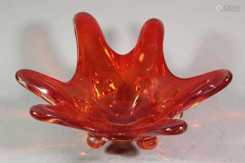 Fingerschale, Murano, rot