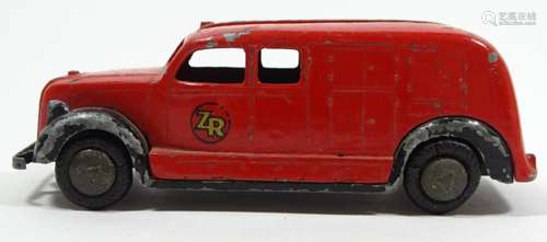 Alter Tekno-Feuerwehrwagen, Dänemark, L. 11,5 cm, H. 4,3 cm