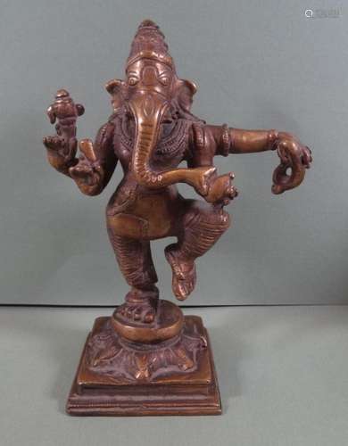 Hindu-Gottheit Ganesha, Bronze, älter