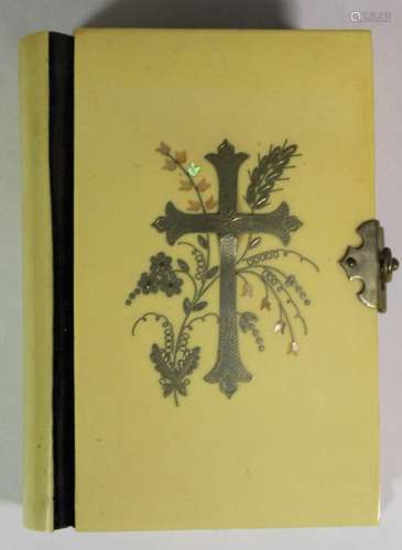 kl. kath. Andachtsbuch, M.Gladbach 1887, Bein-Einband