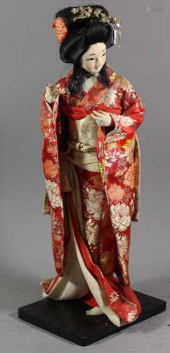 Geisha-Puppe, Japan, H-37,5cm