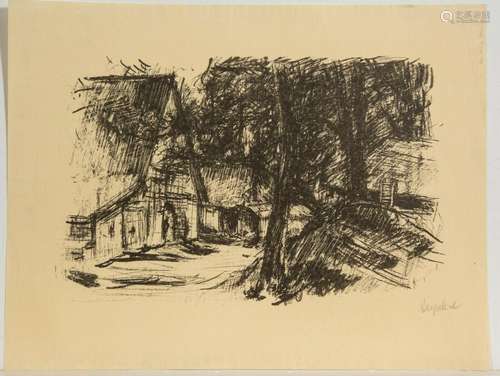 Franz NESPETHAL (1912-1993), Lithographie