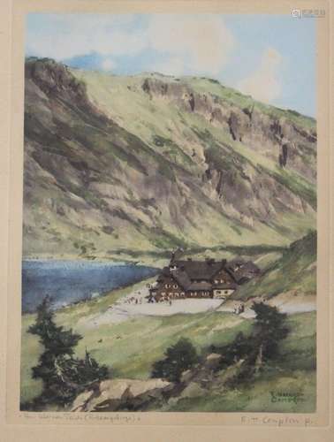 Edward Harrison COMPTON (1881-1960), Riesengebirge, Farbradi...