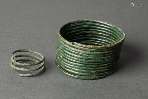 Lot de deux bracelets à spirale (un d'enfant et un pour adul...