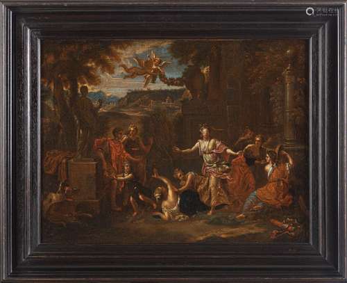 Attribué à Victor Honoré JANSSENS (1658-1736) Le jeu de Coll...