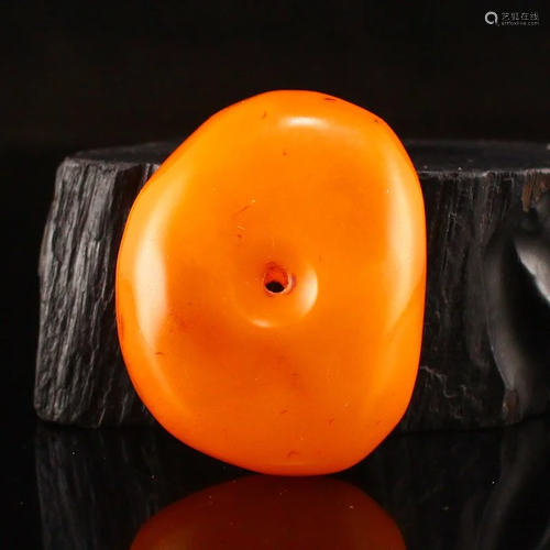 Uncarved Natural Amber Original Stone