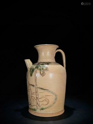 CHANGSHA WARE 'FIGURAL' EWER