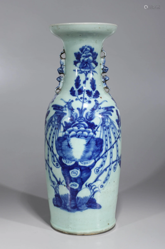 Tall Antique Chinese Porcelain Vase