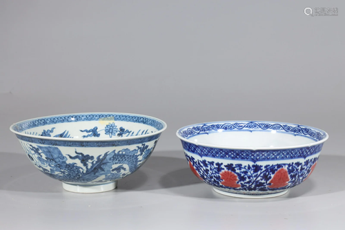 Two Chinese Porcelain Bowls