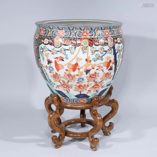 Chinese Porcelain Fish Bowl