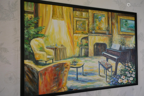 Signed oil painting - 