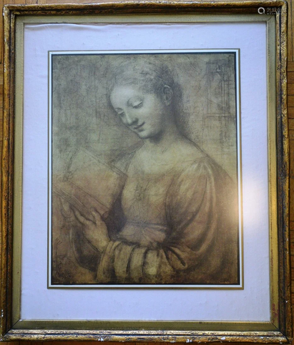 Painting by Bernardino Luini, a print painting