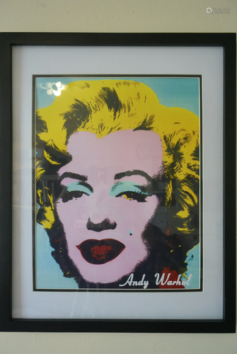 Painting Andy Warhol's screen printing 