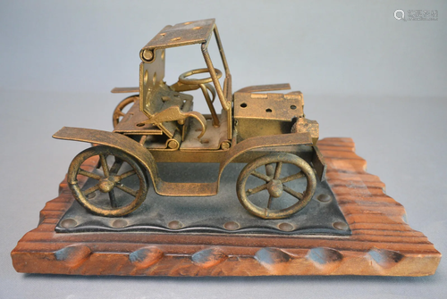 Hand-made antique car decoration