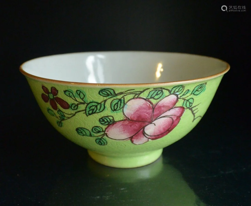 Porcelain Finely Qing Dynasty Porcelain Bowl