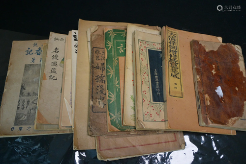 There are many ancient books of the 19th century in