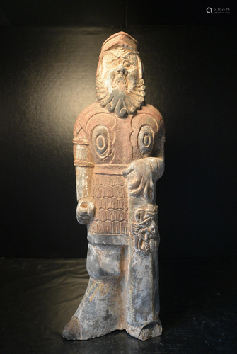 northern Qi or northern Wei Dynasties pottery figure