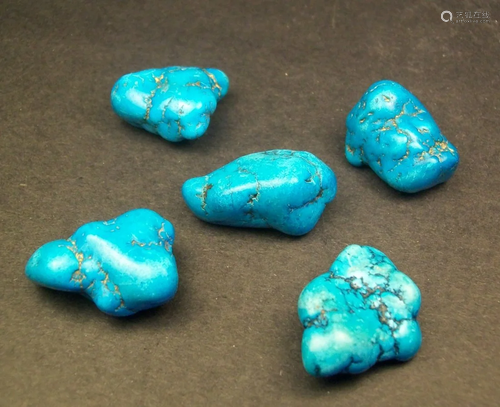 5 pieces Turquoise