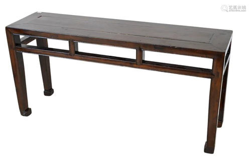 Chinese Hardwood Bench or Strand