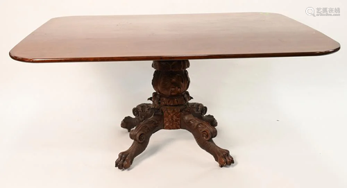 Federal Mahogany Breakfast Top Table, having