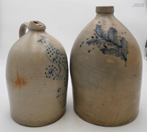 Two Stoneware Jugs, to include a five gallon Seymour &