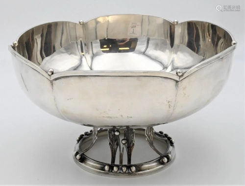 Whiting Sterling Silver Compote in Danish Silver Taste,