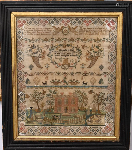 Early 19th Century Needlework Sampler