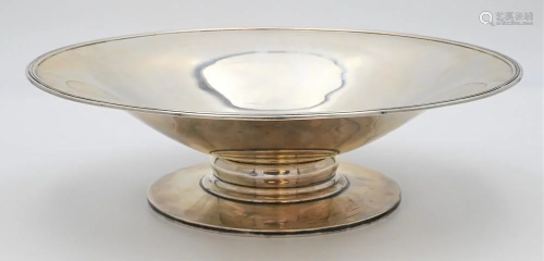 Large Durham Sterling Silver Center Dish, shallow bowl