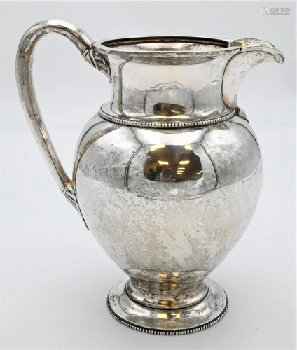 Tiffany Sterling Silver Pitcher, marked Tiffany and Co.