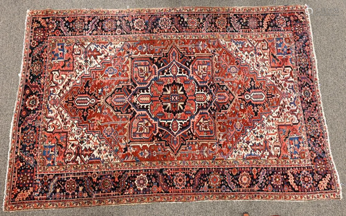 Heriz Room Size Oriental Rug, 8' 3