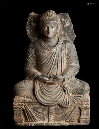 3-5世紀 犍陀羅時期 石雕佛陀像