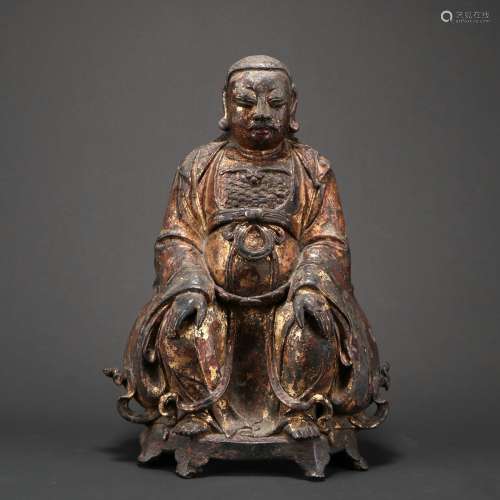 Gold Gilded Buddha Statue