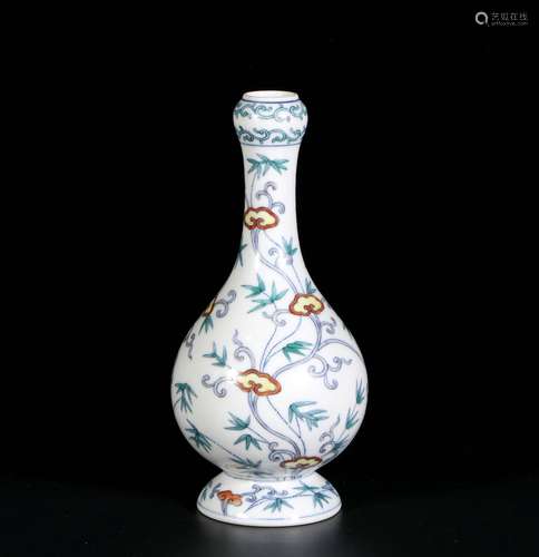 Doucai Porcelain Bottle