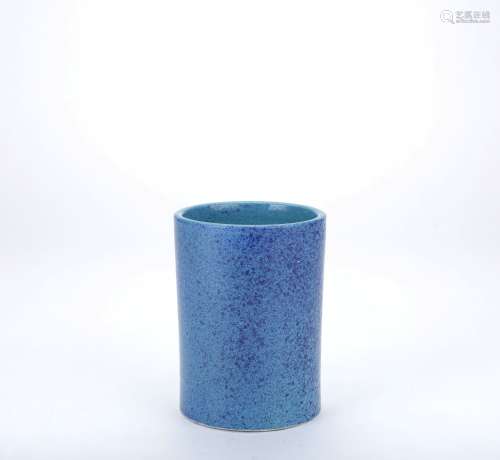 Lu Jun Glazed Porcelain Brush Pot