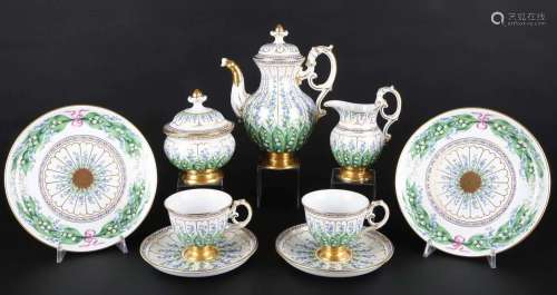 A Set Of Meisen Tea Sets