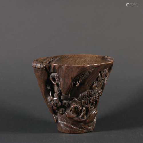 Agarwood Carving Cup