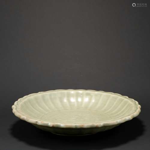 Green Glazed Porcelain Plate