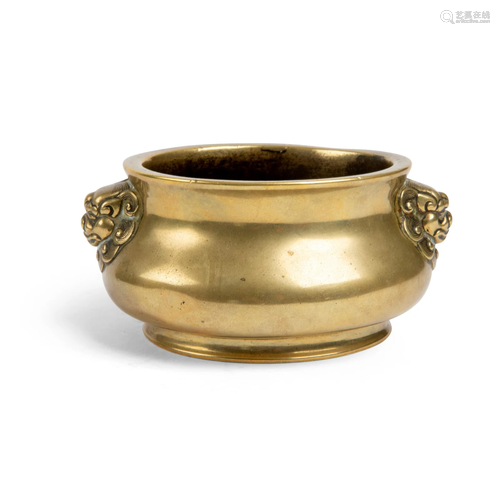 GILT-BRONZE CENSER QING DYNASTY, 18TH-19TH CENTURY